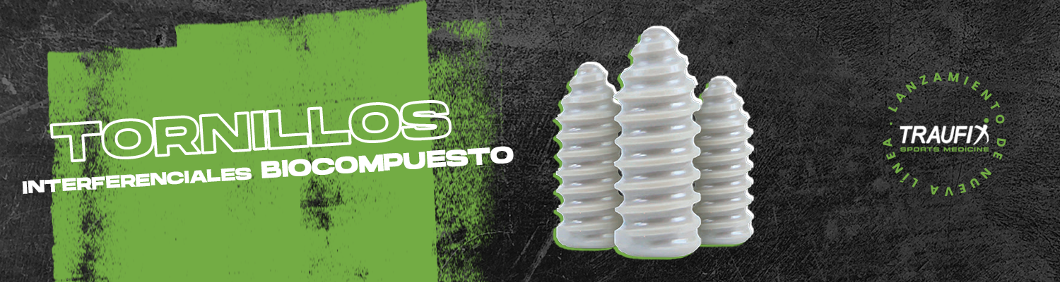 Banner Tornillos biocompuestos